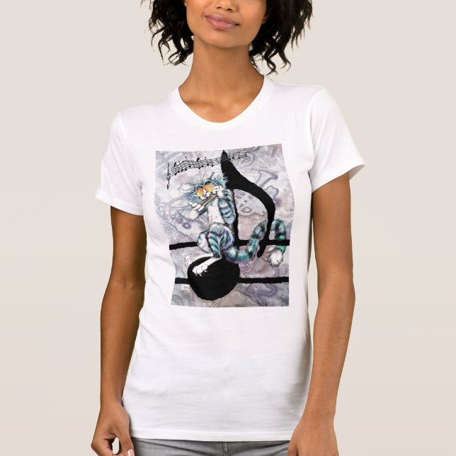 T-shirt Pièce en t de base sur note de bébé de Bluz (Devant)