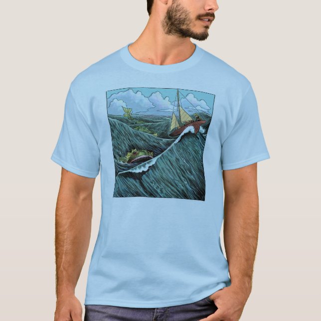 T-shirt Pièce en t de bête de mer (Devant)