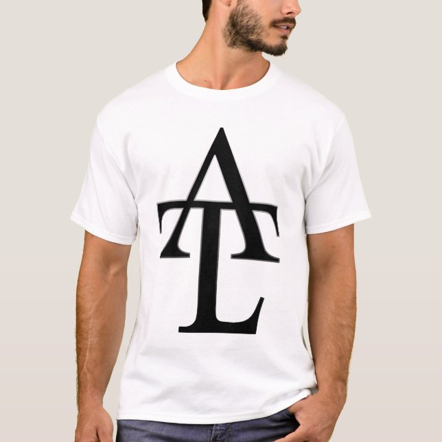 T-shirt Pièce en t de blanc d'ATL (Devant)