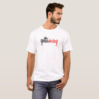 T-shirt Pièce en t de blanc de Gottaswing des hommes