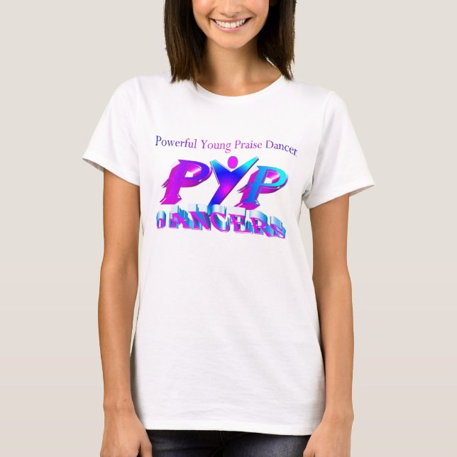 T-shirt pièce en t de blanc de pyp (Devant)