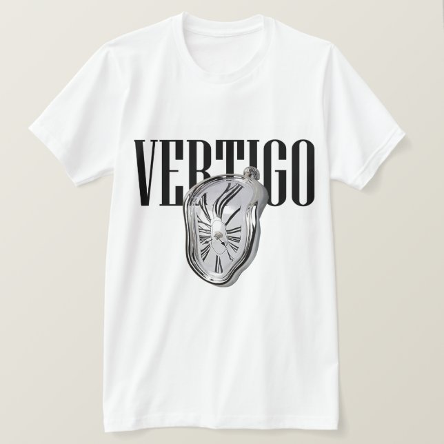 T-shirt Pièce en t de blanc de vertige (Design devant)