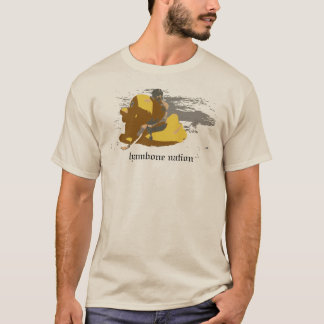 T-shirt Pièce en t de bord de la mer de nation de Hambone