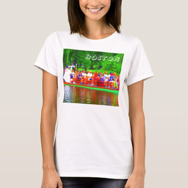 T-shirt Pièce en t de Boston (Devant)