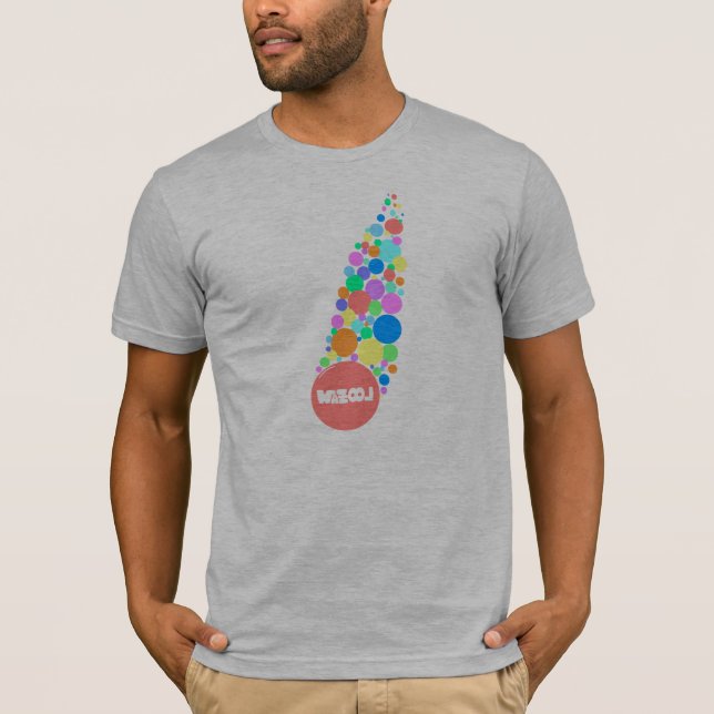 T-shirt pièce en t de bulles (Devant)