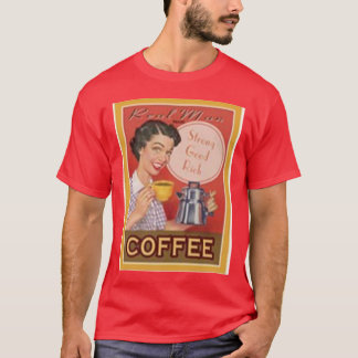 T-shirt Pièce en t de café