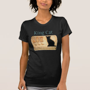 T-shirt Pièce en t de cartouche de chat égyptien du Roi