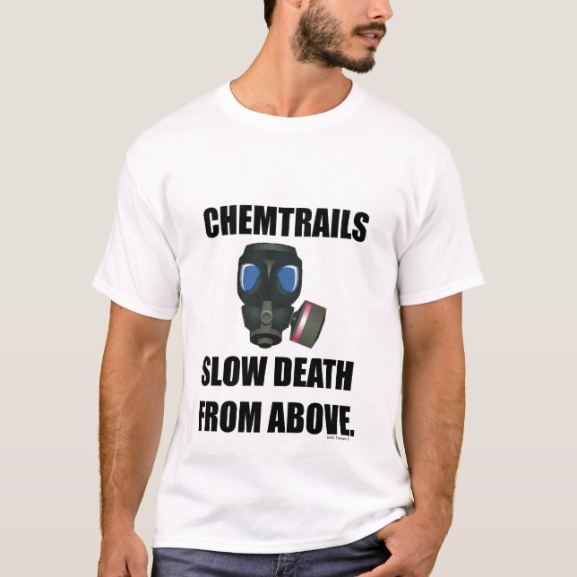 T-SHIRT PIÈCE EN T DE CHEMTRAILS (Devant)