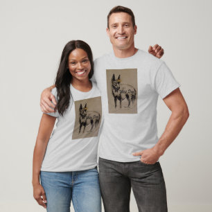 T-shirt Pièce en t de chien sauvage