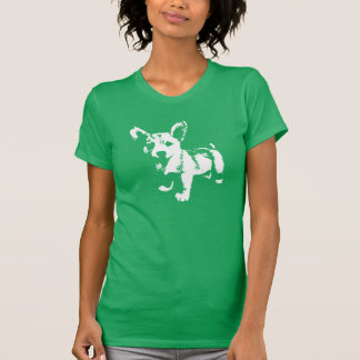 T-shirt Pièce en t de chiot de corgi