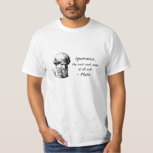 T-shirt Pièce en t de citation de Platon