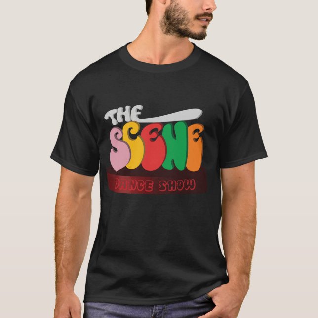 T-shirt Pièce en t de classique de scène (Devant)