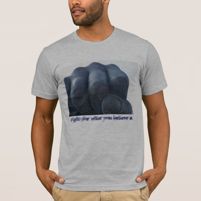 T-shirt Pièce en t de combat (Devant)