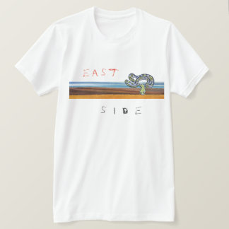 T-shirt Pièce en t de côté est