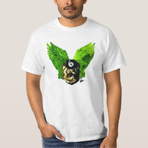 T-shirt Pièce en t de couleur de CanBird