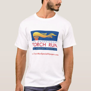 T-shirt Pièce en t de course de torche