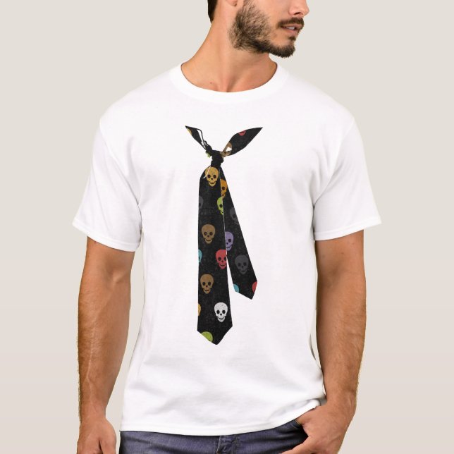 T-shirt Pièce en t de cravate de Skullz (Devant)