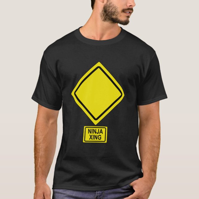 T-shirt Pièce en t de croisement de Ninja (Devant)
