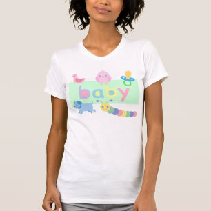 T-shirt Pièce en t de cru de burn-out de bébé d'AB/Adul