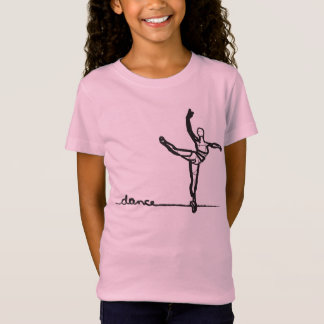 T-Shirt Pièce en t de danse de ballet (enfants)