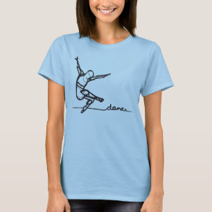 T-shirt Pièce en t de danse moderne (adaptée)