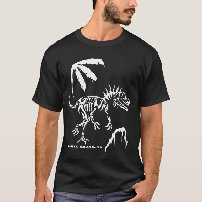 T-shirt Pièce en t de dinosaure d'Allosaurus (Devant)