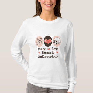 T-shirt Pièce en t de douille d'anthropologie légale