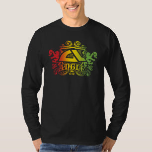 T-shirt Pièce en t de douille de "Rasta de héraut d'angl