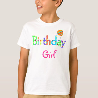 T-shirt Pièce en t de fille d'anniversaire