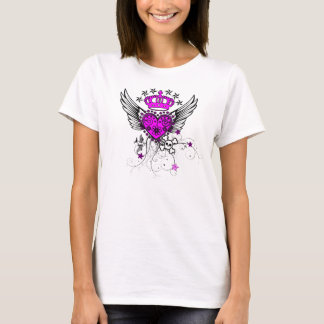 T-shirt Pièce en t de fille de style-Rouleau de tatouage