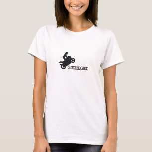 T-shirt Pièce en t de filles de Wheelie de GixxerGirl