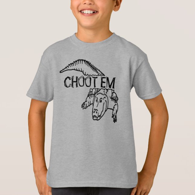 T-shirt Pièce en t de fin de support de Choot (Devant)