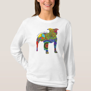 T-shirt Pièce en t de Flowy des femmes d'amour et "de