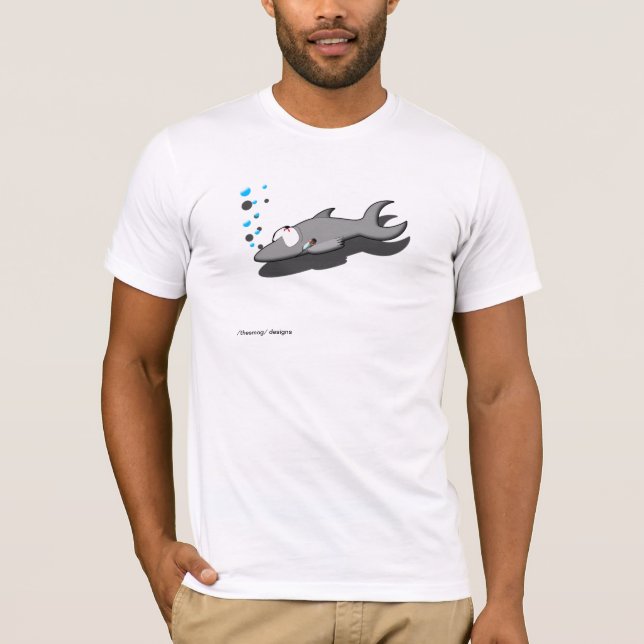 T-shirt Pièce en t de fonctionnaire de Gang® Sharky de (Devant)