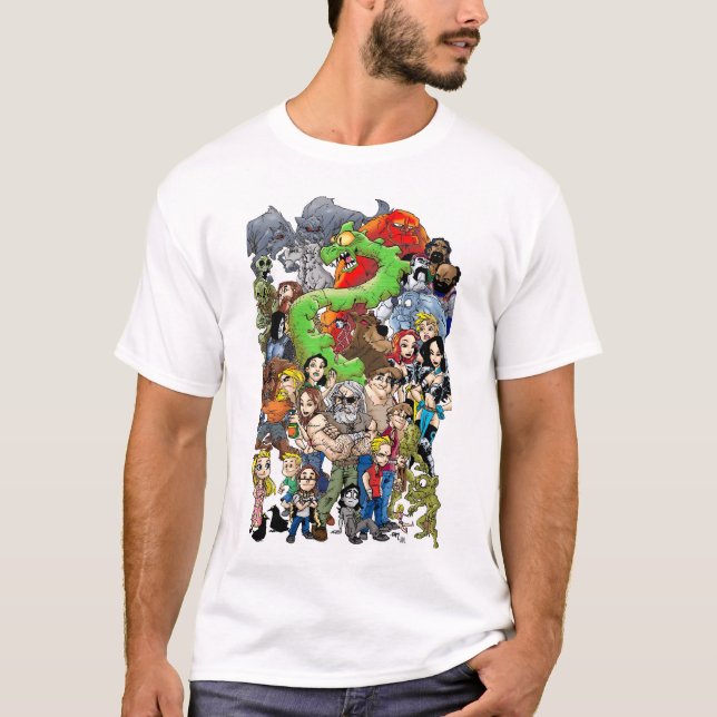 T-shirt Pièce en t de fonte de Gosse-halla (Devant)