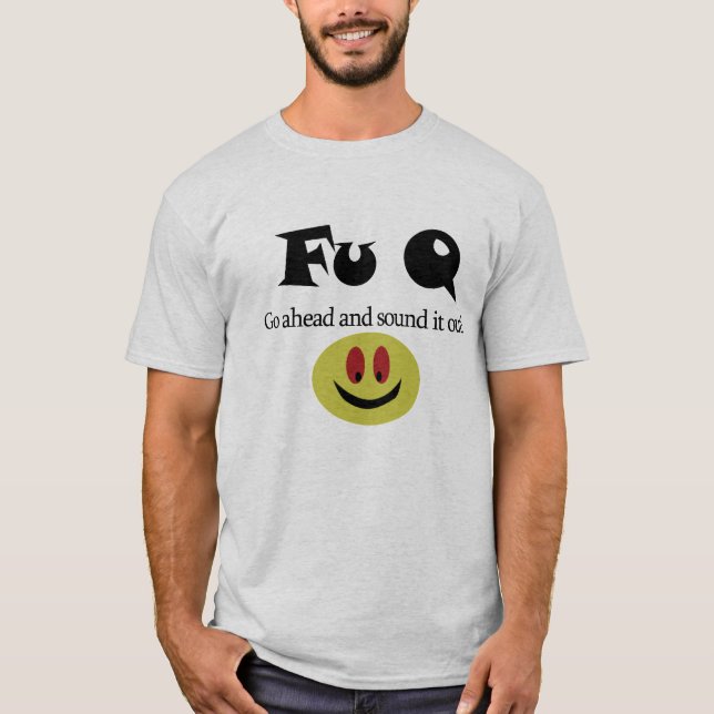T-shirt Pièce en t de Fu Q (Devant)