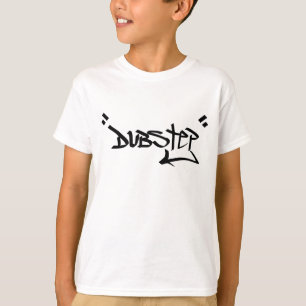 T-shirt pièce en t de graffiti de dubstep