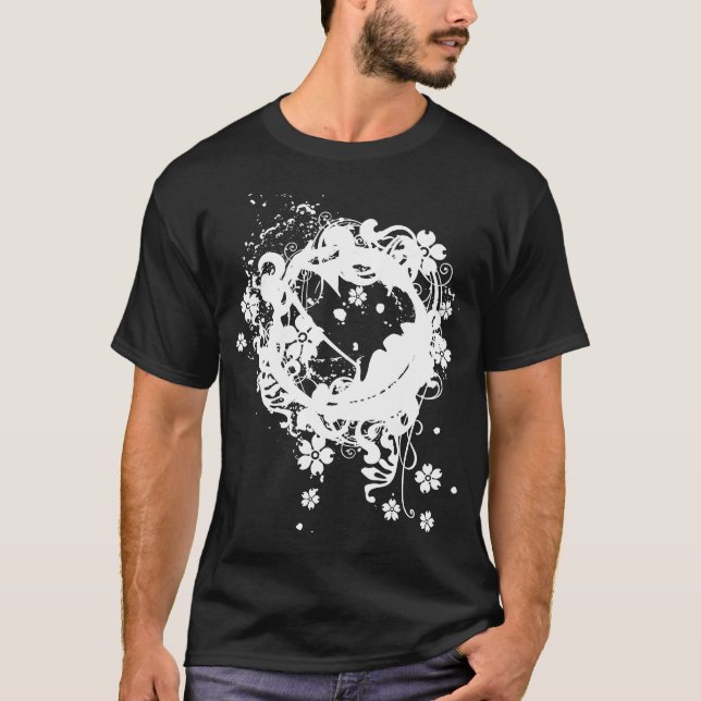 T-shirt Pièce en t de graphique d'anneau (Devant)