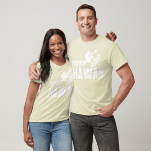 T-shirt Pièce en t de GRAPHIQUE d'Hawaï de SURF