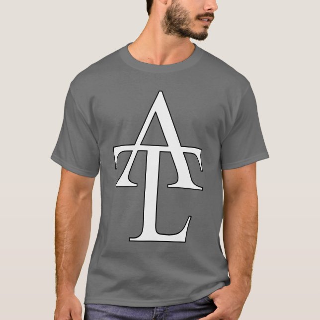 T-shirt Pièce en t de gris d'ATL (Devant)