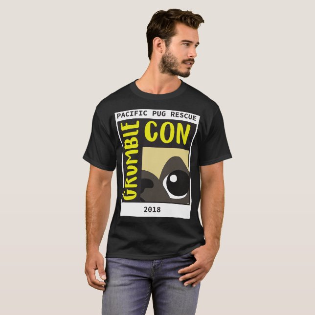 T-shirt Pièce en t de Grumblecon des hommes (Devant entier)