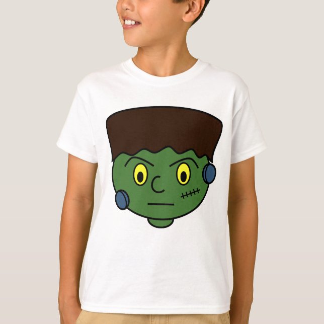 T-shirt Pièce en t de Halloween d'enfants (Devant)