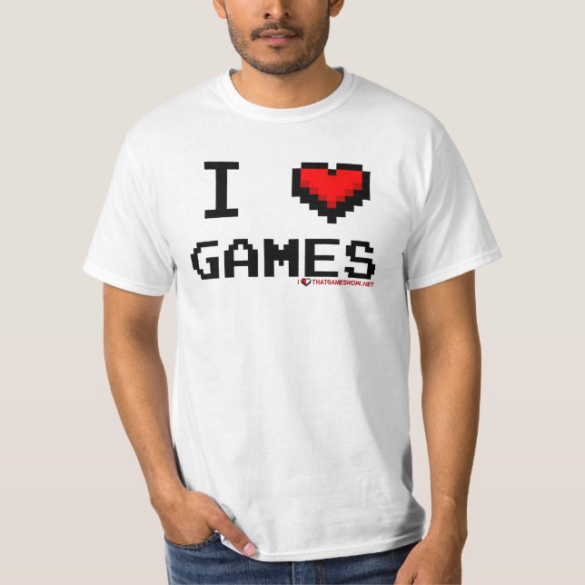 T-shirt Pièce en t de jeux de coeur de TGS I (Devant)
