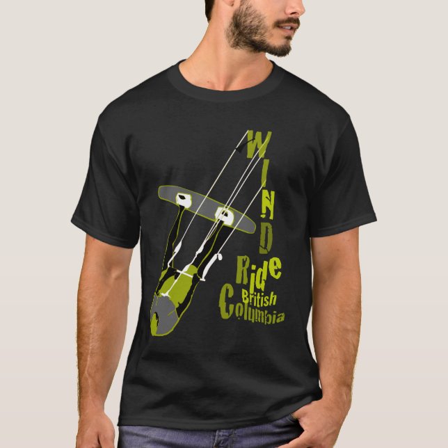 T-shirt Pièce en t de Kiteboarding (Devant)