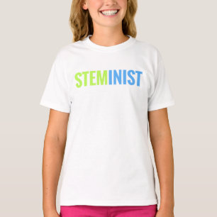 T-shirt Pièce en t de la sonnerie des filles de STEMinist