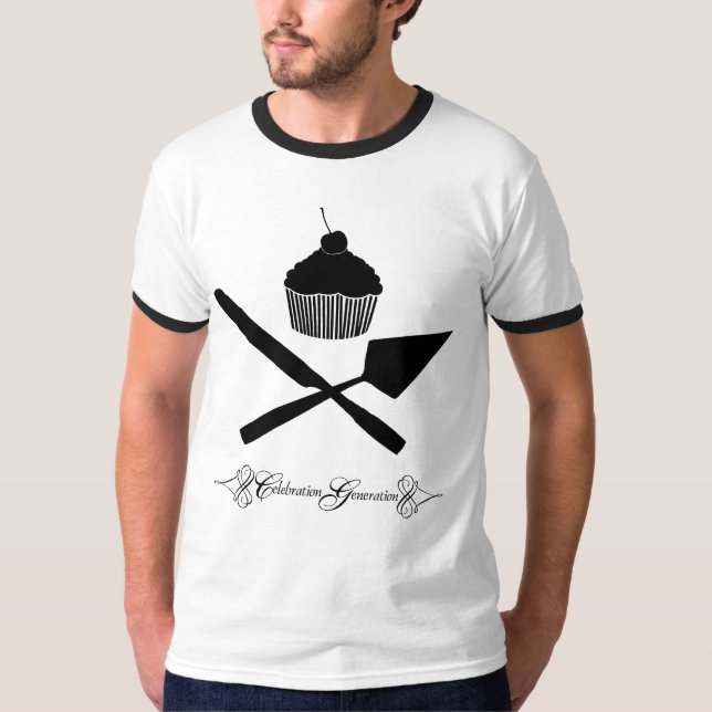 T-shirt Pièce en t de la sonnerie des hommes (Devant)