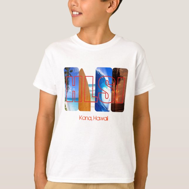 T-shirt Pièce en t de la vie de surf de HLSI (Devant)