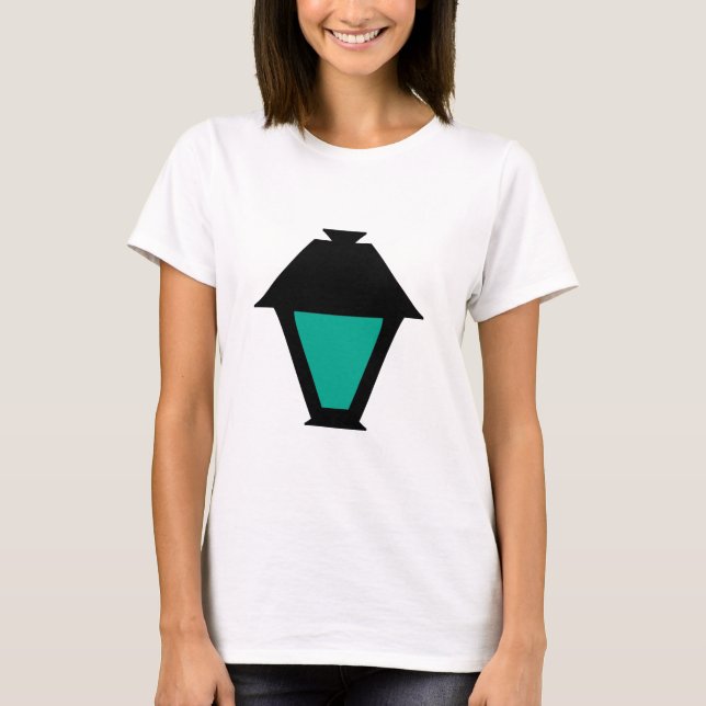 T-shirt Pièce en t de lanterne (Devant)