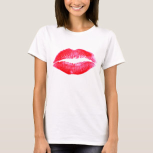T-shirt Pièce en t de lèvre