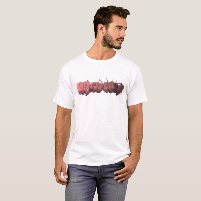 T-shirt Pièce en t de ligne d'ordures (Devant entier)